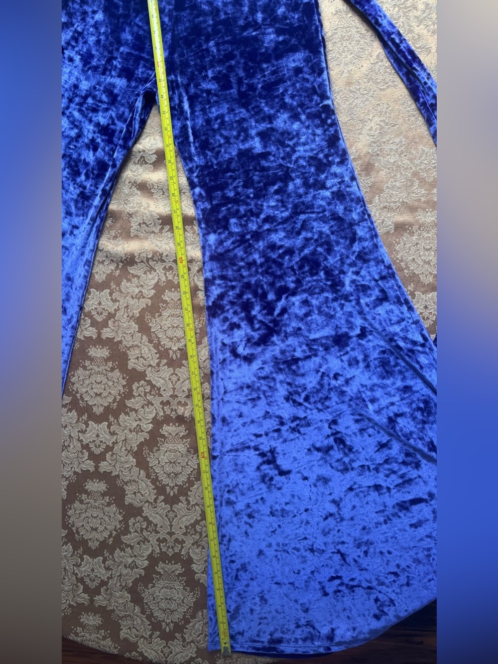 Warrior Within Designs “Velvet Tigra” Wide-Leg Purple Jumpsuit - Picture 6 of 8
